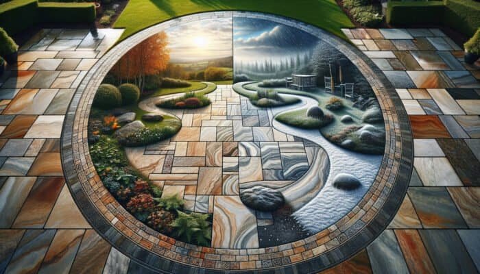 Travertine Flooring Enhances Outdoor Areas in East Renfrewshire