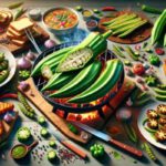 Grilled Okra Delight with Smoky Paprika Flavour