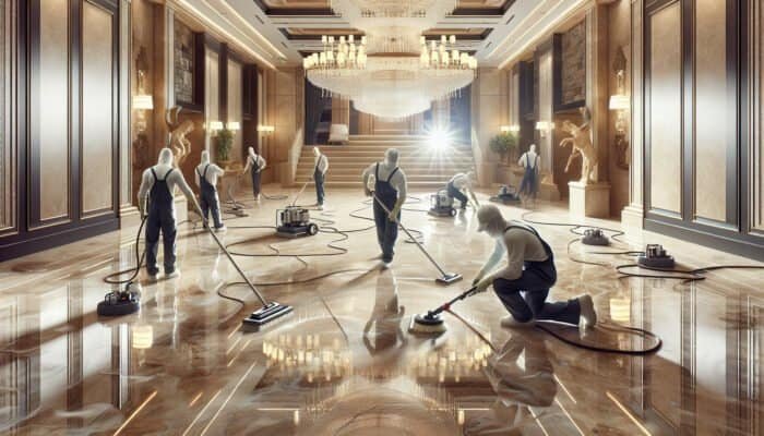 Travertine Floor Cleaning Enhances Sutton’s Radiance