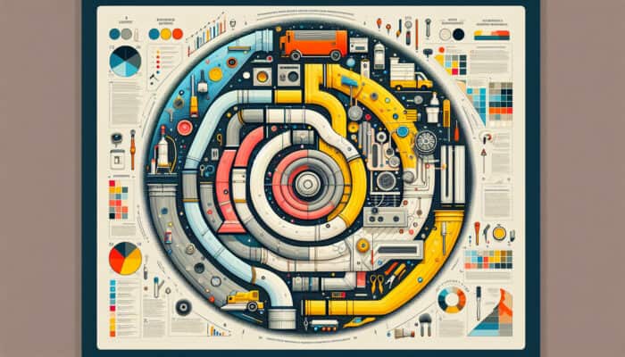 Infographic on duct cleaning services in New Westminster, displaying clean versus dirty ducts, tools, and service area map.
