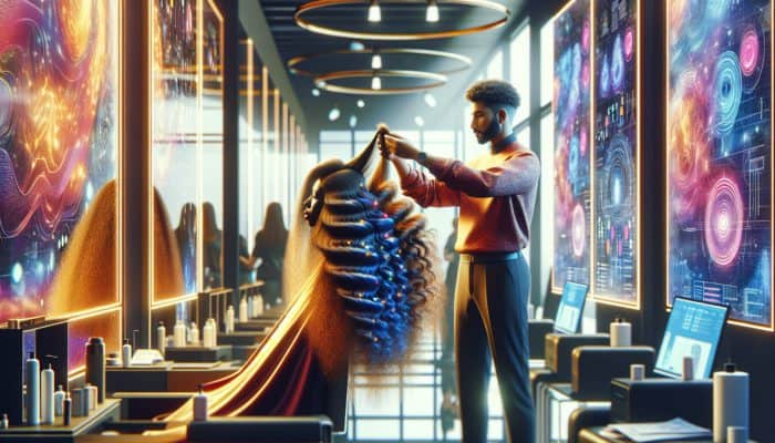 Layering Long Hair for Volume and Movement Enhancement